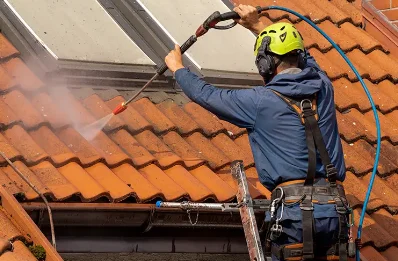Démoussage et hydrofuge de toiture à Rougegoutte
